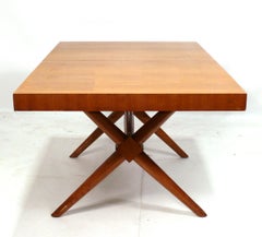 T.H. Robsjohn Gibbings Dining Table, Refinished in Your Choice of Color