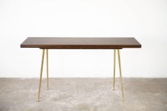 T.H. Verstellbarer Flip-Top-Konsolentisch von Robsjohn Gibbings für Widdicomb, 1950er Jahre