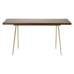 T.H. Verstellbarer Flip-Top-Konsolentisch von Robsjohn Gibbings für Widdicomb, 1950er Jahre