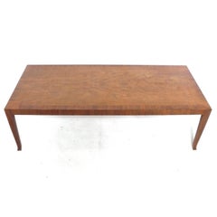 T.H. Robsjohn Gibbings for Baker Rare Coffee Table Mid Century Modern 54x24x16h