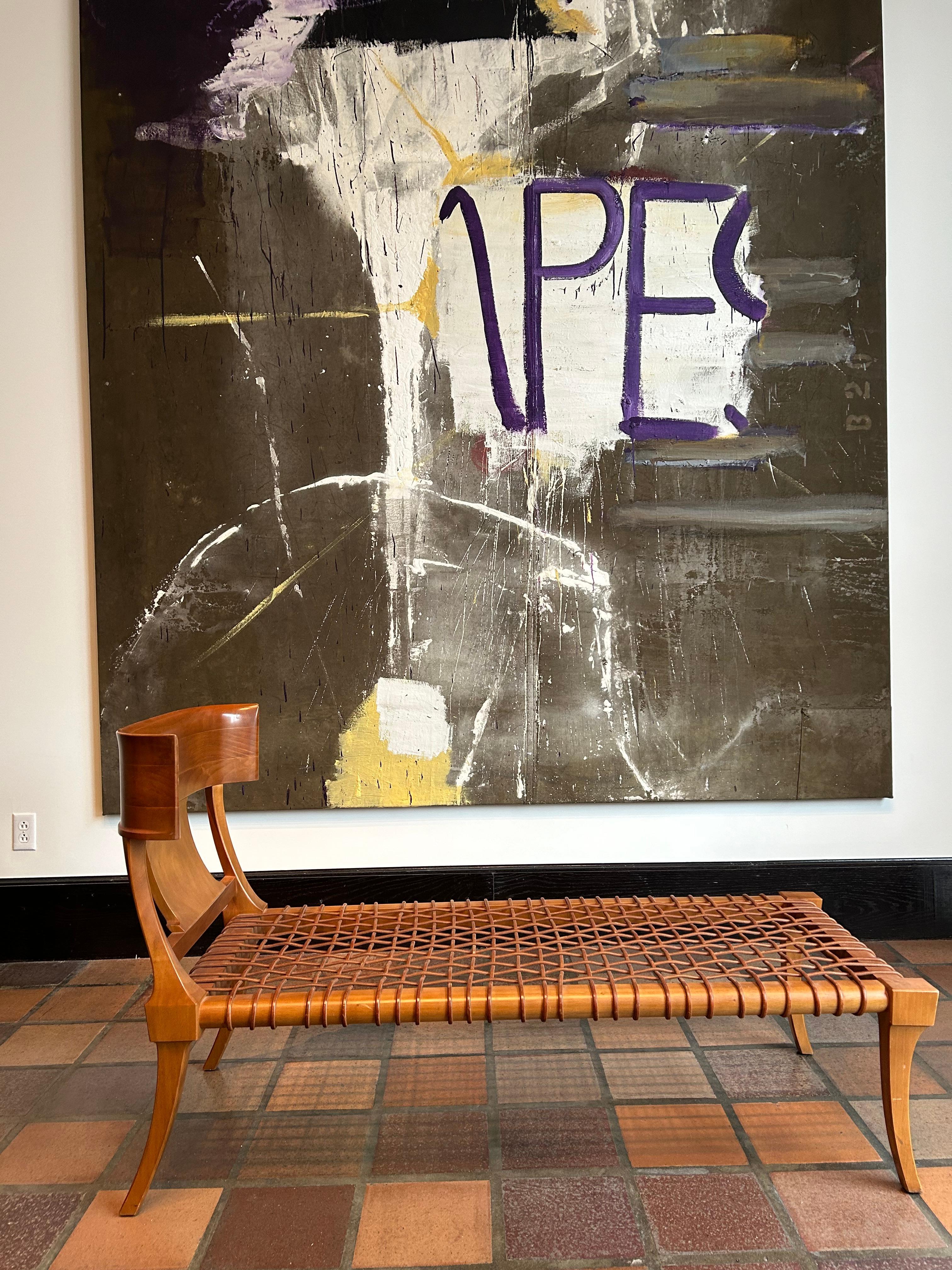 T.H. Robsjohn-Gibbings for Saridis Klismos ‘Klini’ Chaise Lounge Model nr. 11 In Good Condition In St. Louis, MO