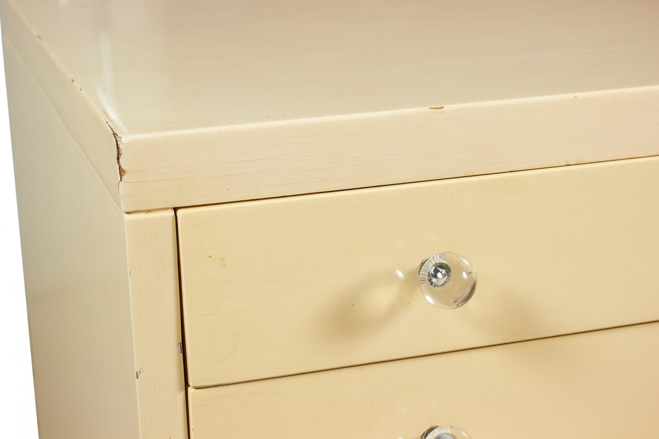 T.H. Robsjohn-Gibbings for Widdicomb American Mid-Century Beige Painted For Sale 7