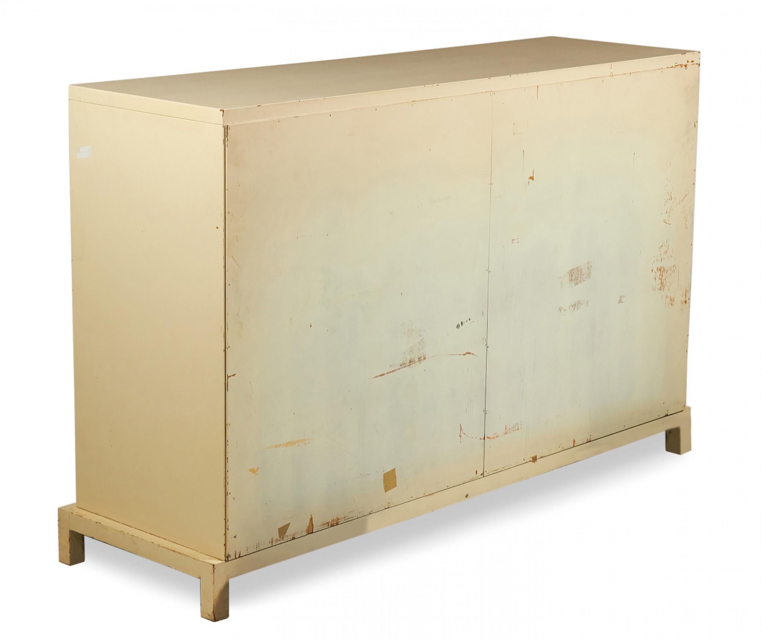 Mid-Century Modern T.H. Robsjohn-Gibbings for Widdicomb American Mid-Century Beige Painted For Sale