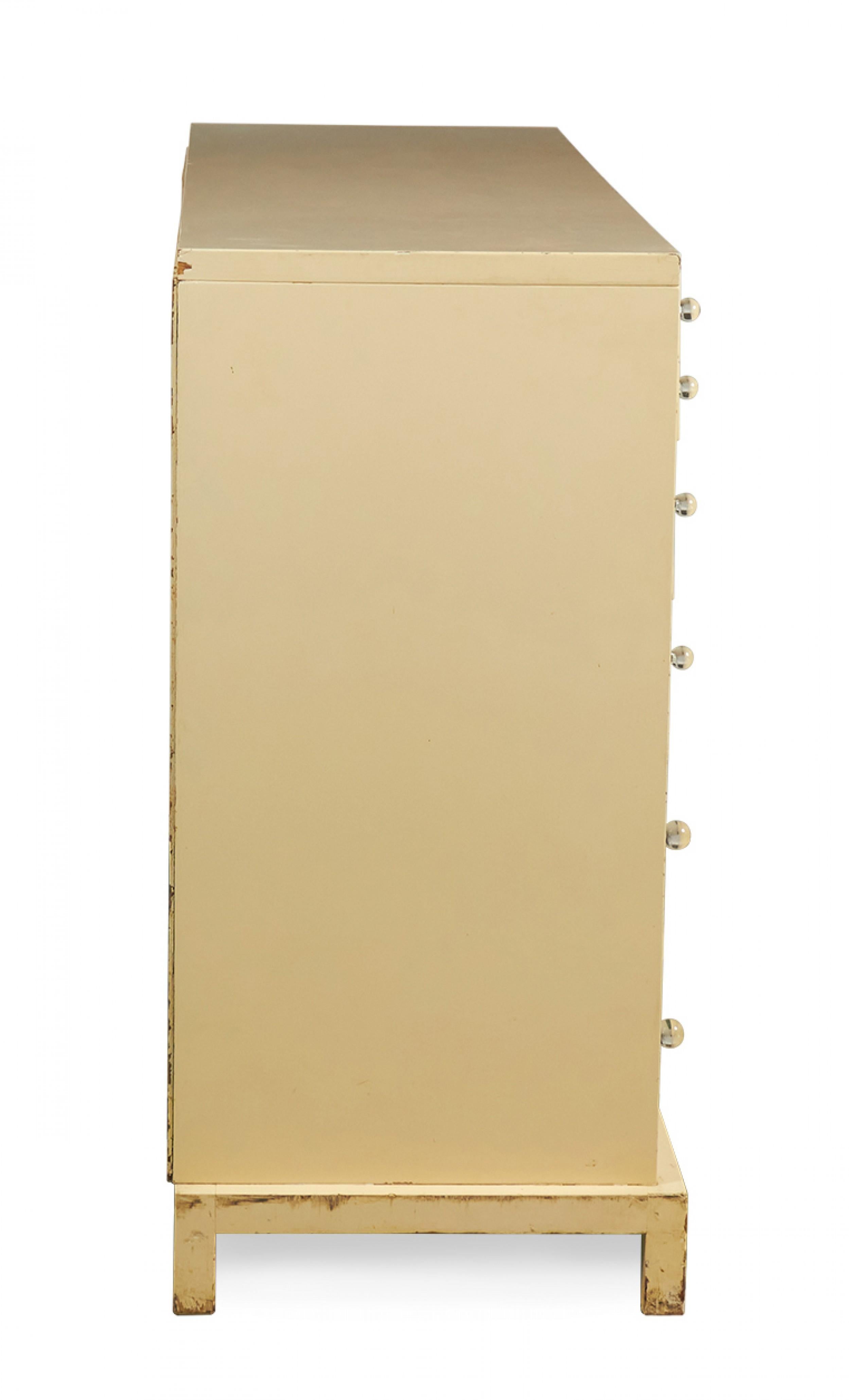 20th Century T.H. Robsjohn-Gibbings for Widdicomb American Mid-Century Beige Painted For Sale