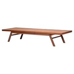 T.H. Robsjohn-Gibbings for Widdicomb Cane Top Mahogany Coffee Table, 1960's