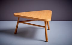 T.H. Robsjohn-Gibbings Triangular Coffee Table, Mid-Century Modern