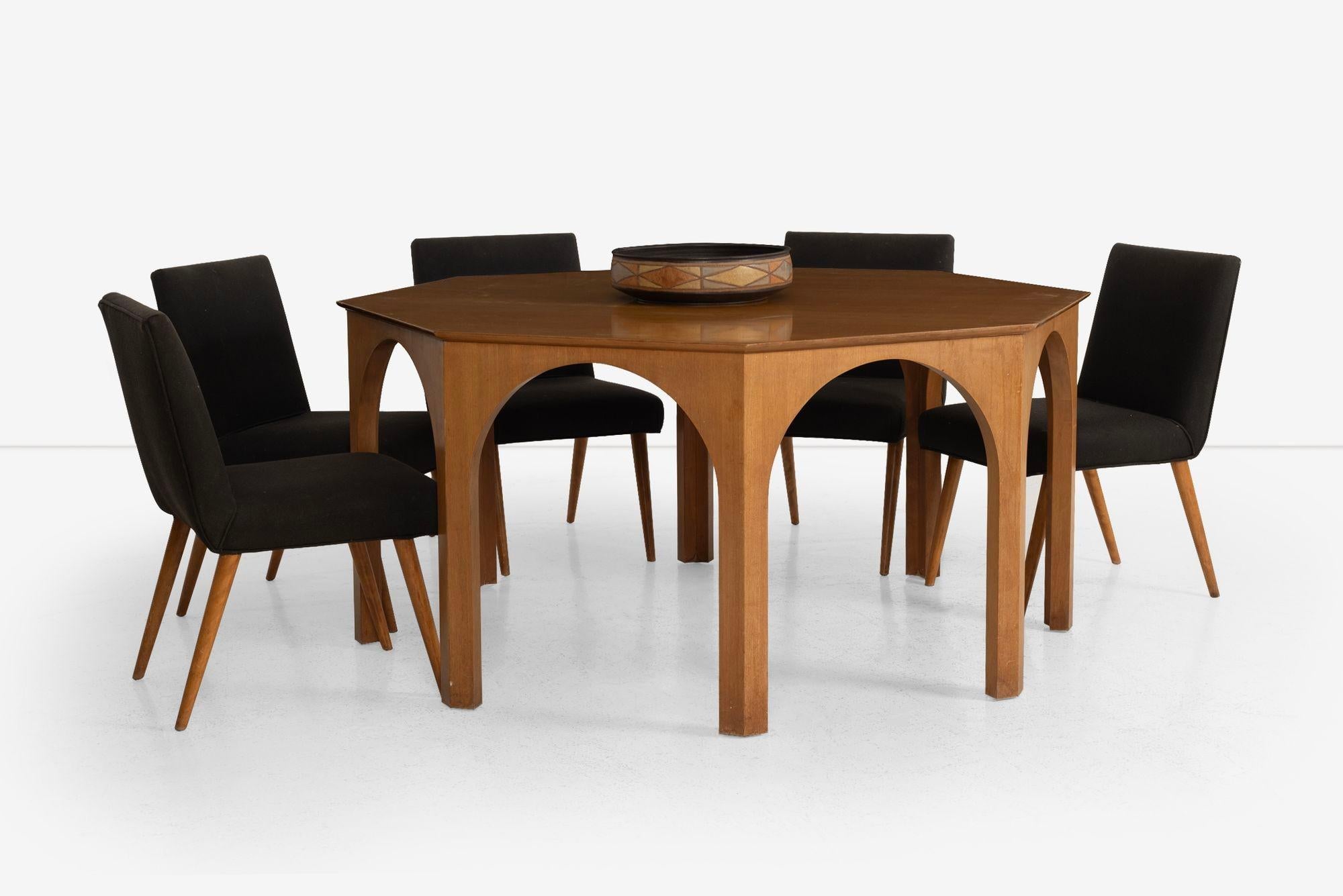 Lacquered T.H. Robsjohn-Gibbings for Widdicomb Colosseum Dining Table 1956 For Sale