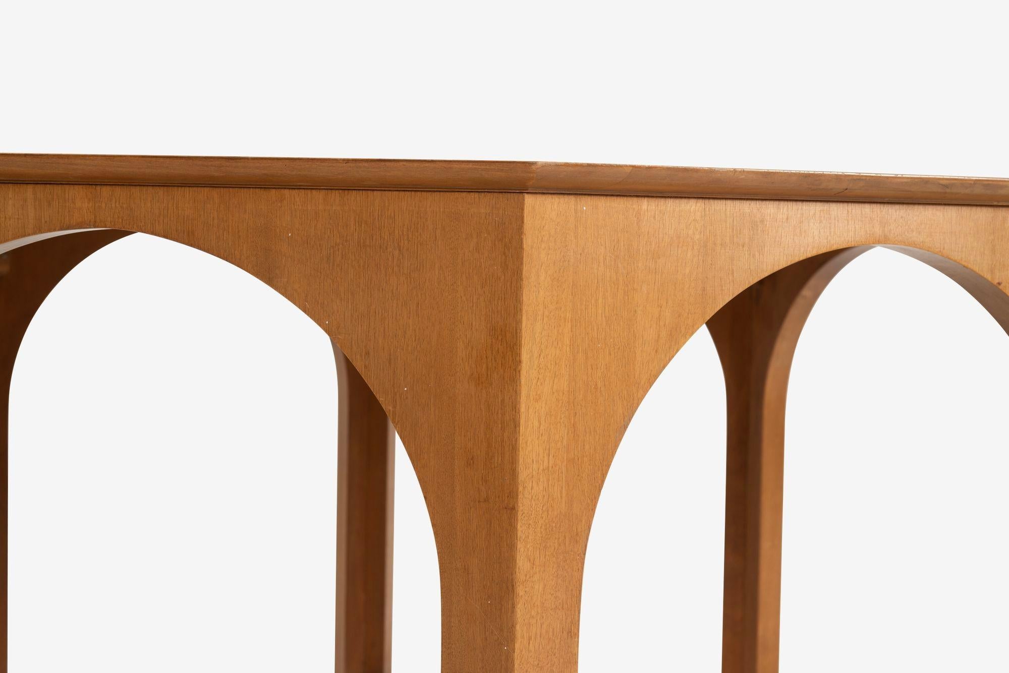 Walnut T.H. Robsjohn-Gibbings for Widdicomb Colosseum Dining Table 1956 For Sale