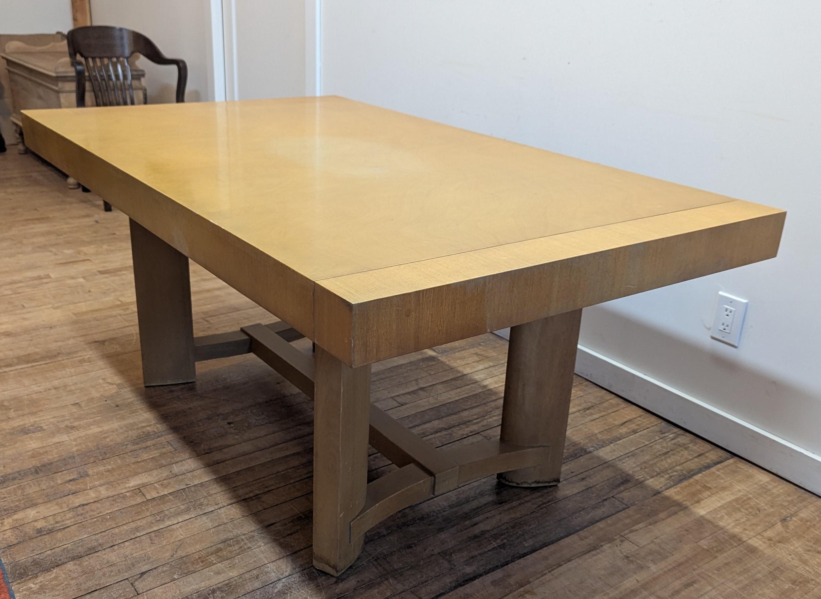 Mahogany T.H. Robsjohn Gibbings for Widdicomb Dinning Table For Sale