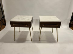 T.H. Robsjohn Gibbings for Widdicomb Glove Box Nightstands