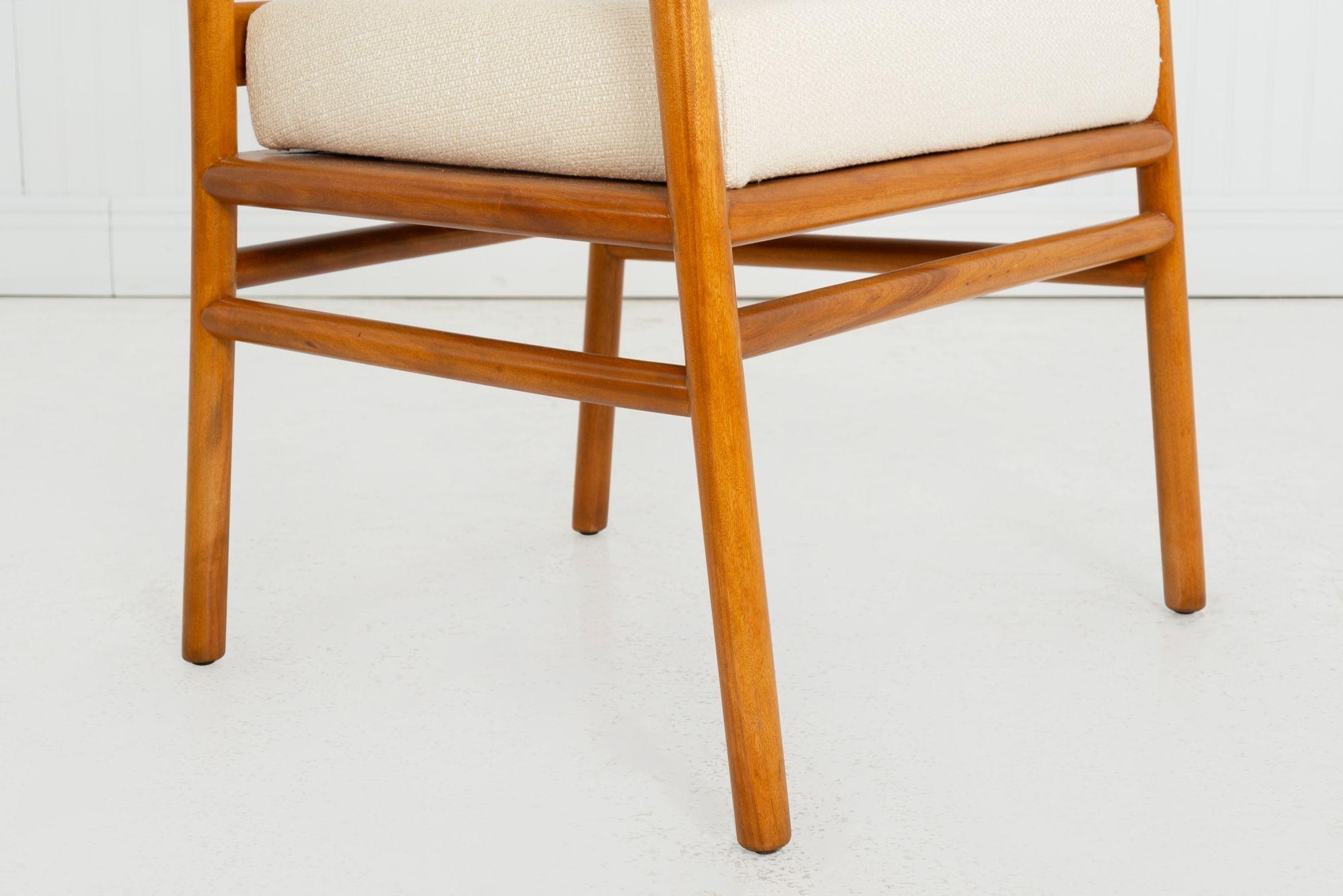 T.H. Robsjohn-Gibbings para Widdicomb Sillas de comedor con respaldo de escalera, juego de diez, 1955 en venta 4