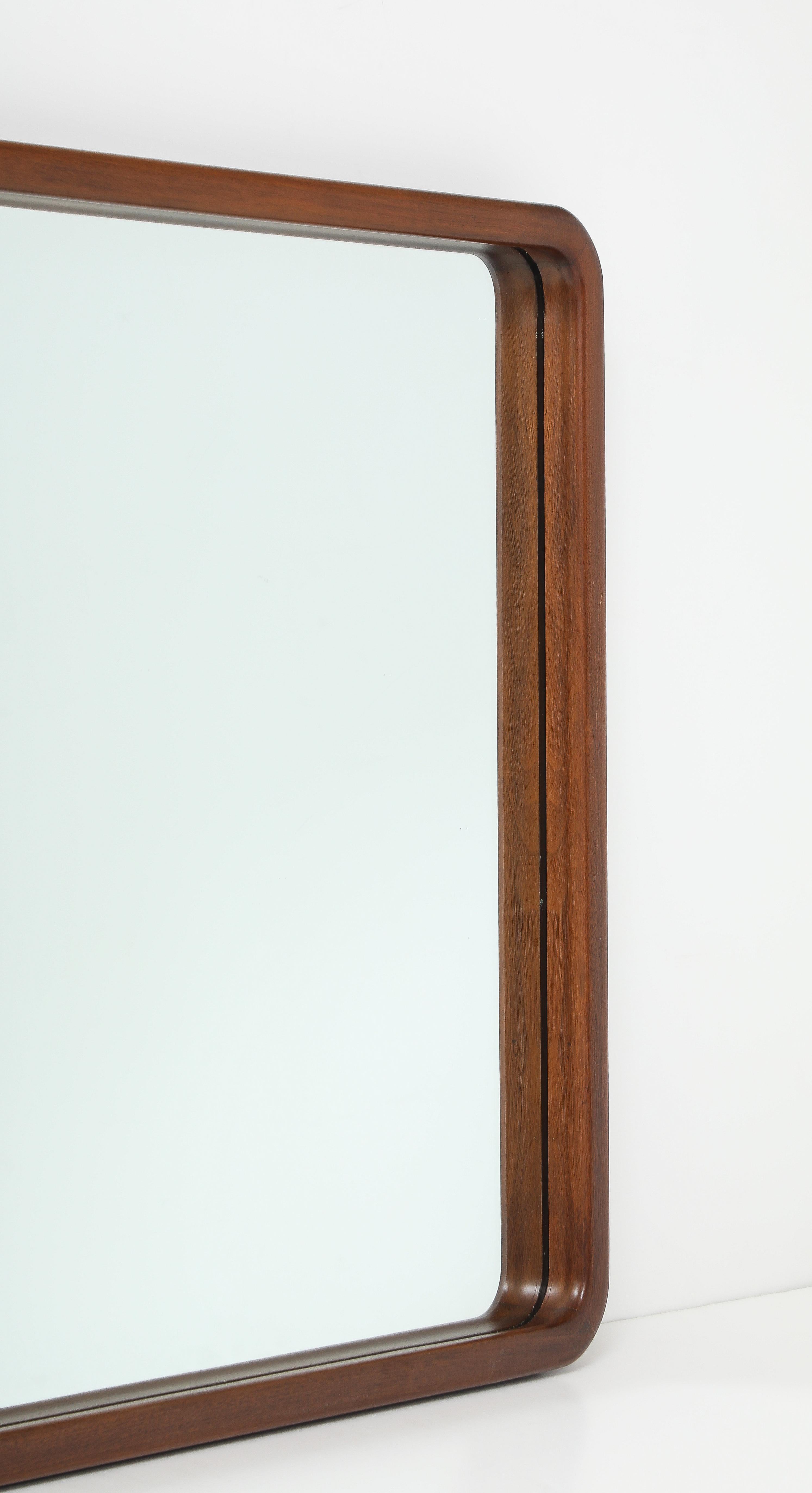Mid-Century Modern T.H. Robsjohn Gibbings pour Widdicomb, grand miroir mural moderniste en vente