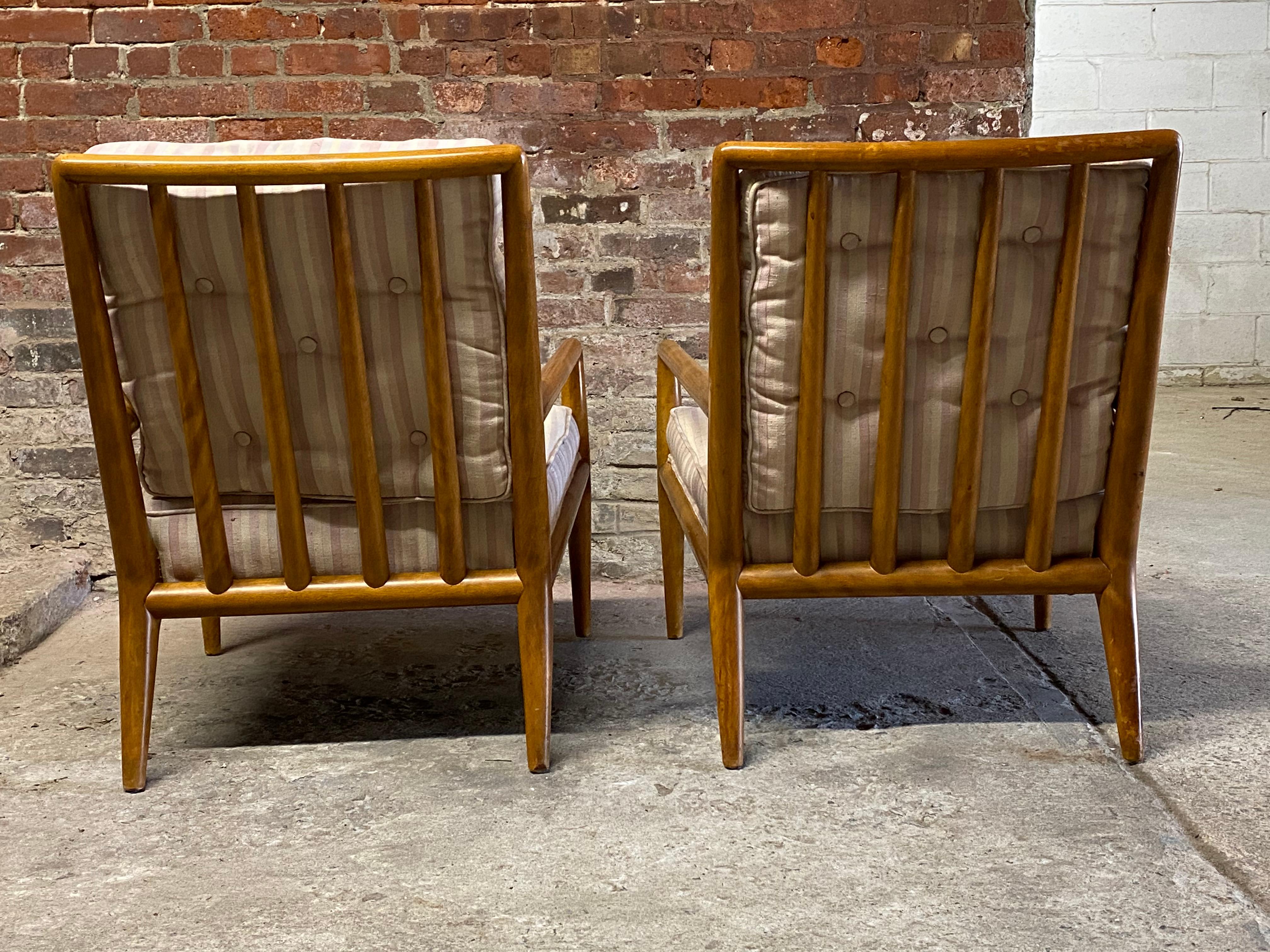 Mid-20th Century T.H. Robsjohn-Gibbings for Widdicomb Lounge Chairs