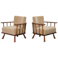 Vintage T.H. Robsjohn-Gibbings for Widdicomb Lounge Chairs