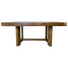 T.H. Robsjohn-Gibbings for Widdicomb Mahogany Extendable Dining Table, 1940s