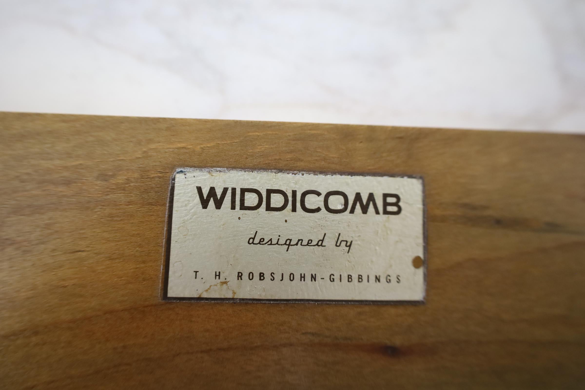 T.H. Robsjohn Gibbings for Widdicomb Mid Century Marble Cocktail Table For Sale 2