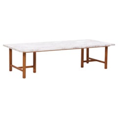 T.H. Mesa baja de mármol Robsjohn Gibbings para Widdicomb Mid Century