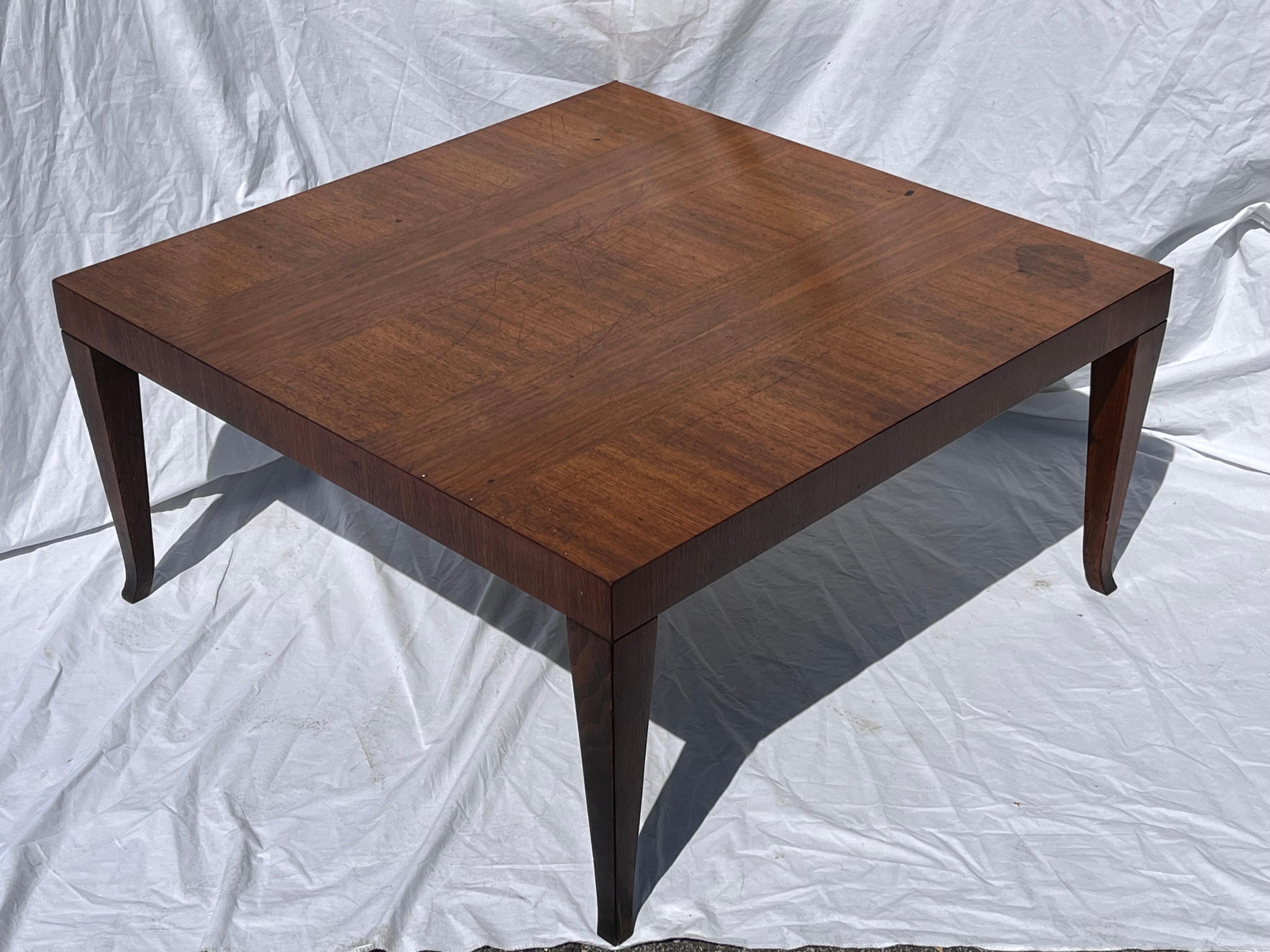 T.H. Robsjohn-Gibbings for Widdicomb Mid-Century Modern 1950s Low Coffee Table For Sale 4