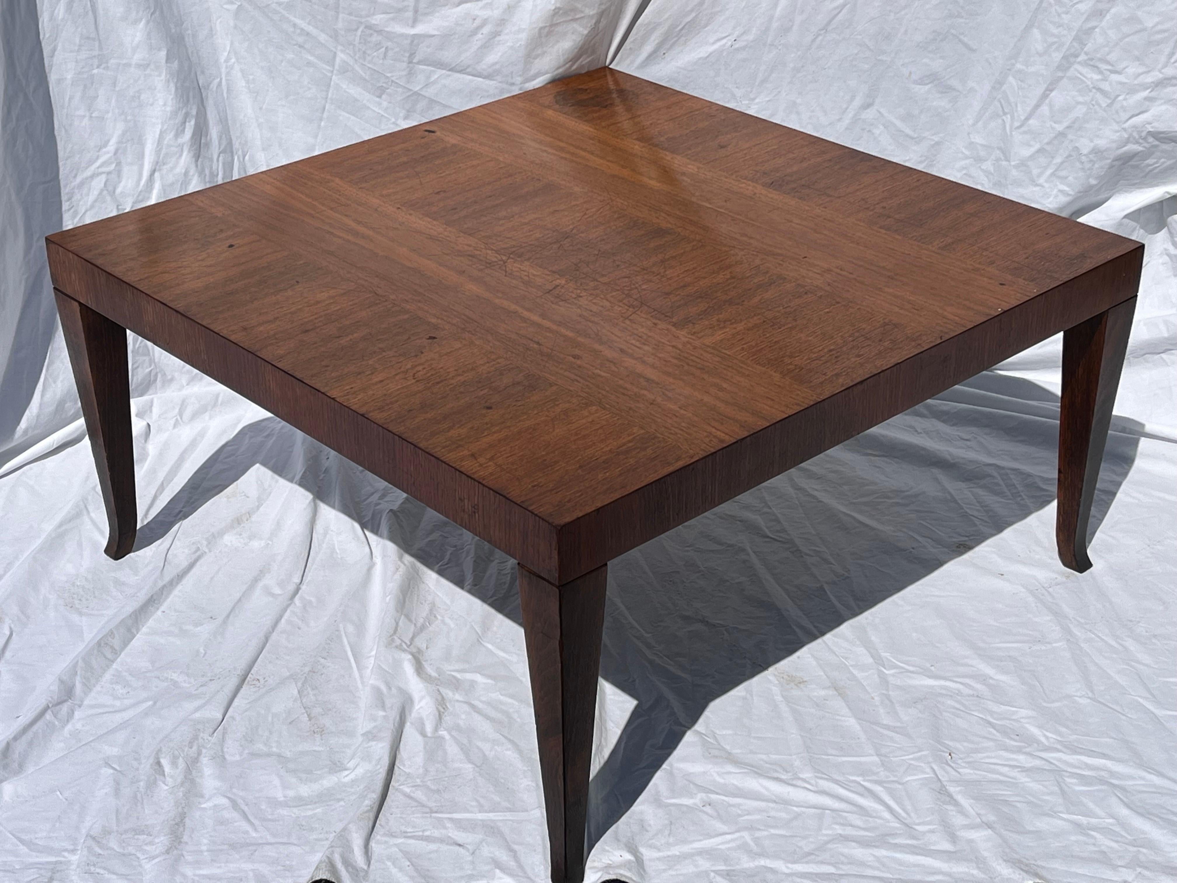 T.H. Robsjohn-Gibbings for Widdicomb Mid-Century Modern 1950s Low Coffee Table For Sale 2