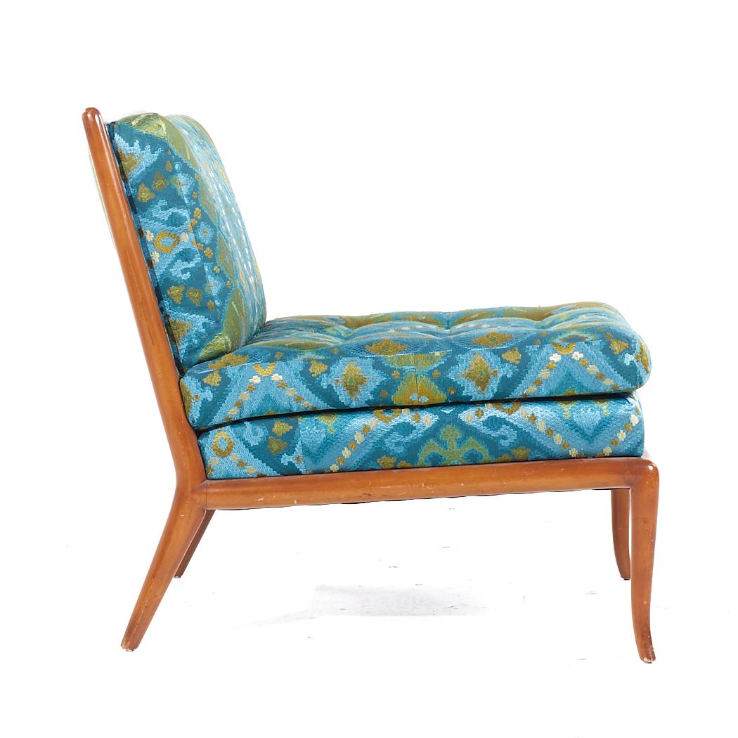 T.H. Robsjohn Gibbings para Widdicomb Sillas Slipper Lounge de mediados de siglo - Pareja en venta 3