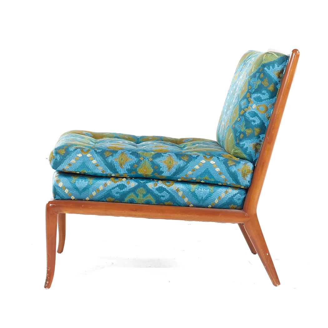 T.H. Robsjohn Gibbings para Widdicomb Sillas Slipper Lounge de mediados de siglo - Pareja en venta 4