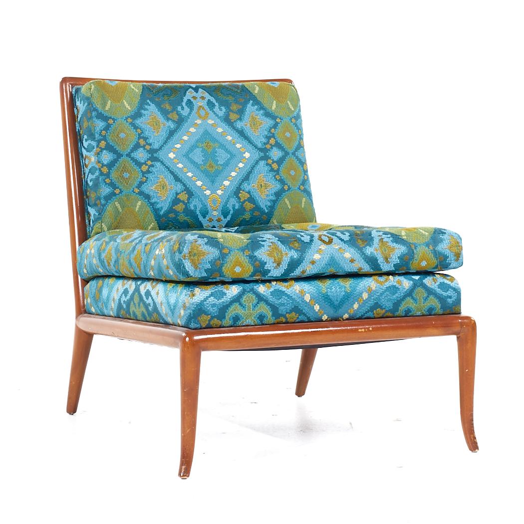 T.H. Robsjohn Gibbings para Widdicomb Sillas Slipper Lounge de mediados de siglo - Pareja Estadounidense en venta