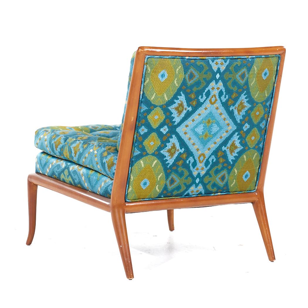 T.H. Robsjohn Gibbings para Widdicomb Sillas Slipper Lounge de mediados de siglo - Pareja en venta 2