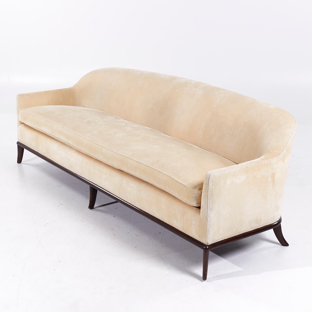 TH Robsjohn Gibbings for Widdicomb Mid Century Sofa For Sale 1