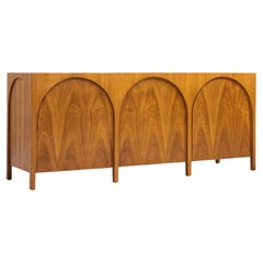 T.H. Robsjohn-Gibbings for Widdicomb Mid Century Walnut Colosseum Credenza