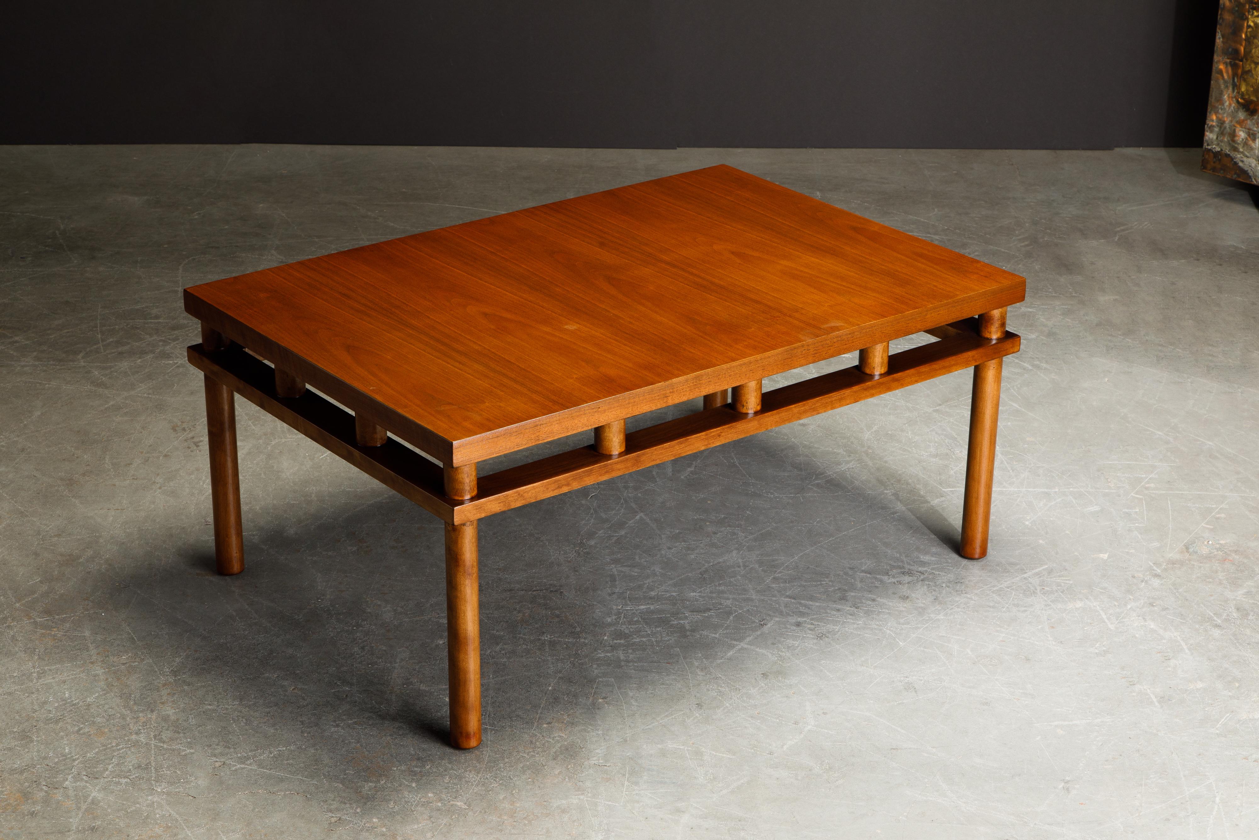 Mid-Century Modern T.H. Robsjohn Gibbings for Widdicomb Model 1761 Coffee Table, 1953, Signed For Sale