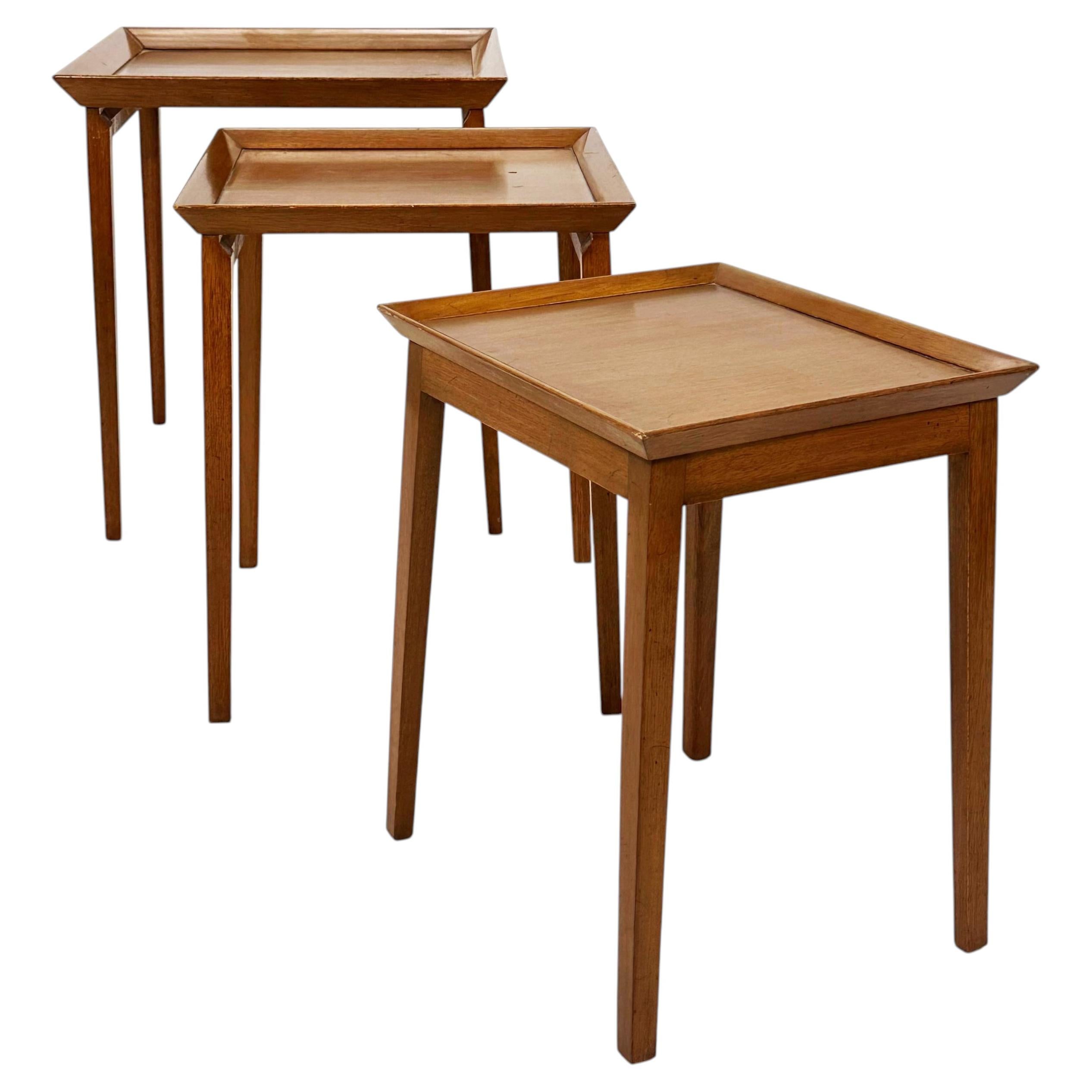 T.H. Robsjohn-Gibbings for Widdicomb Model I370 “Modern Original” Nesting Tables