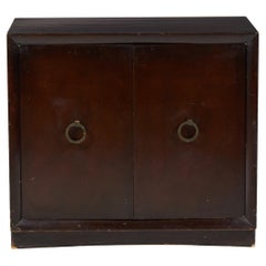 Vintage T.H. Robsjohn-Gibbings for Widdicomb Modern Two Door Mahogany Cabinet
