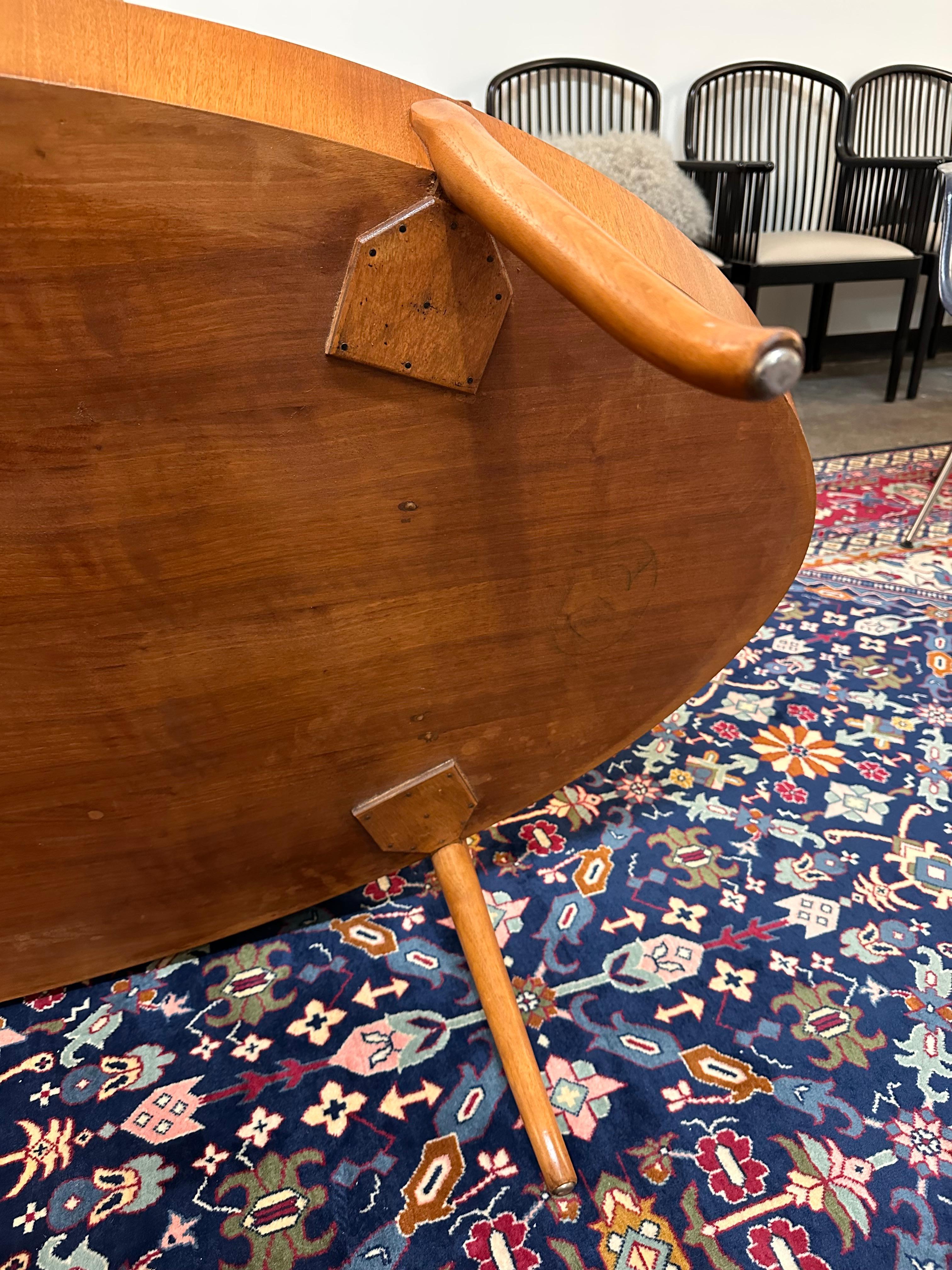 T.H. Table basse ovale Robsjohn-Gibbings pour Widdicomb en vente 3