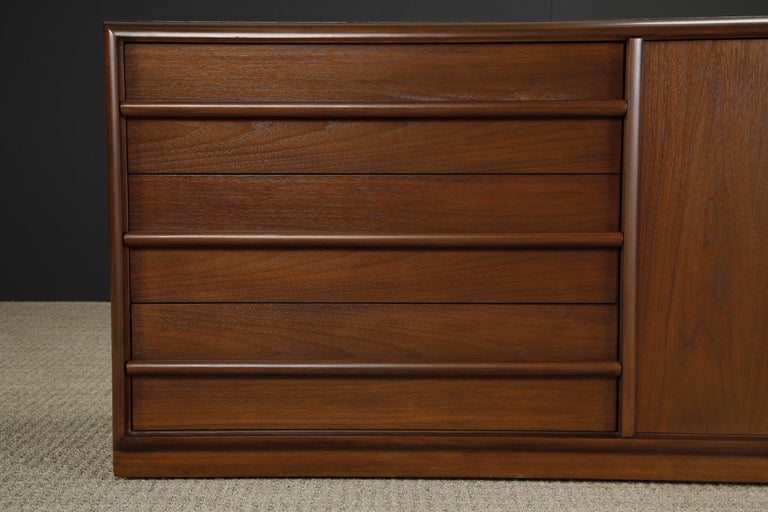 T.H. Robsjohn-Gibbings for Widdicomb Refinished Dresser / Credenza 1950s, Signed For Sale 2