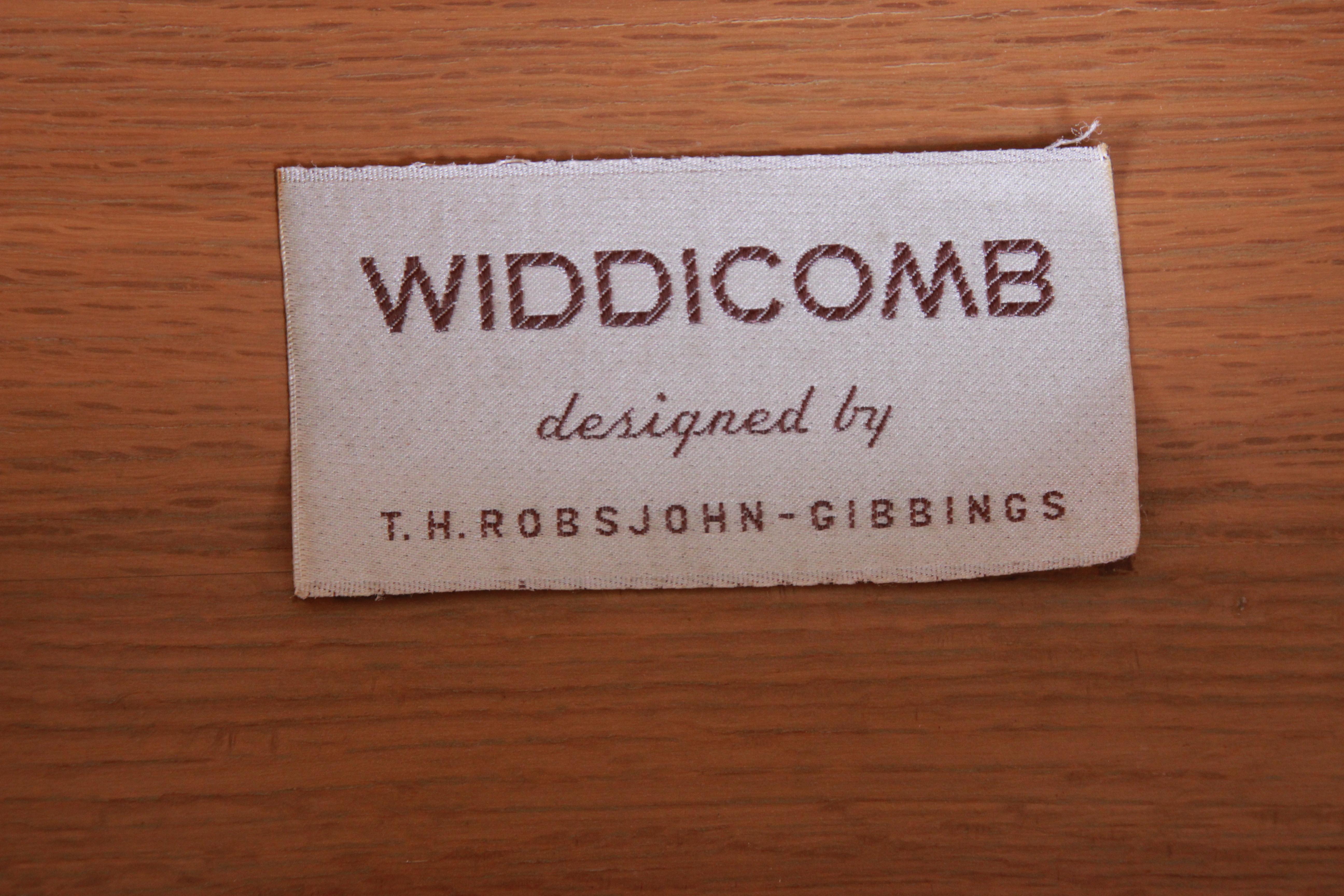 T.H. Robsjohn-Gibbings for Widdicomb Sculpted Walnut Gentleman's Chest, Restored 13