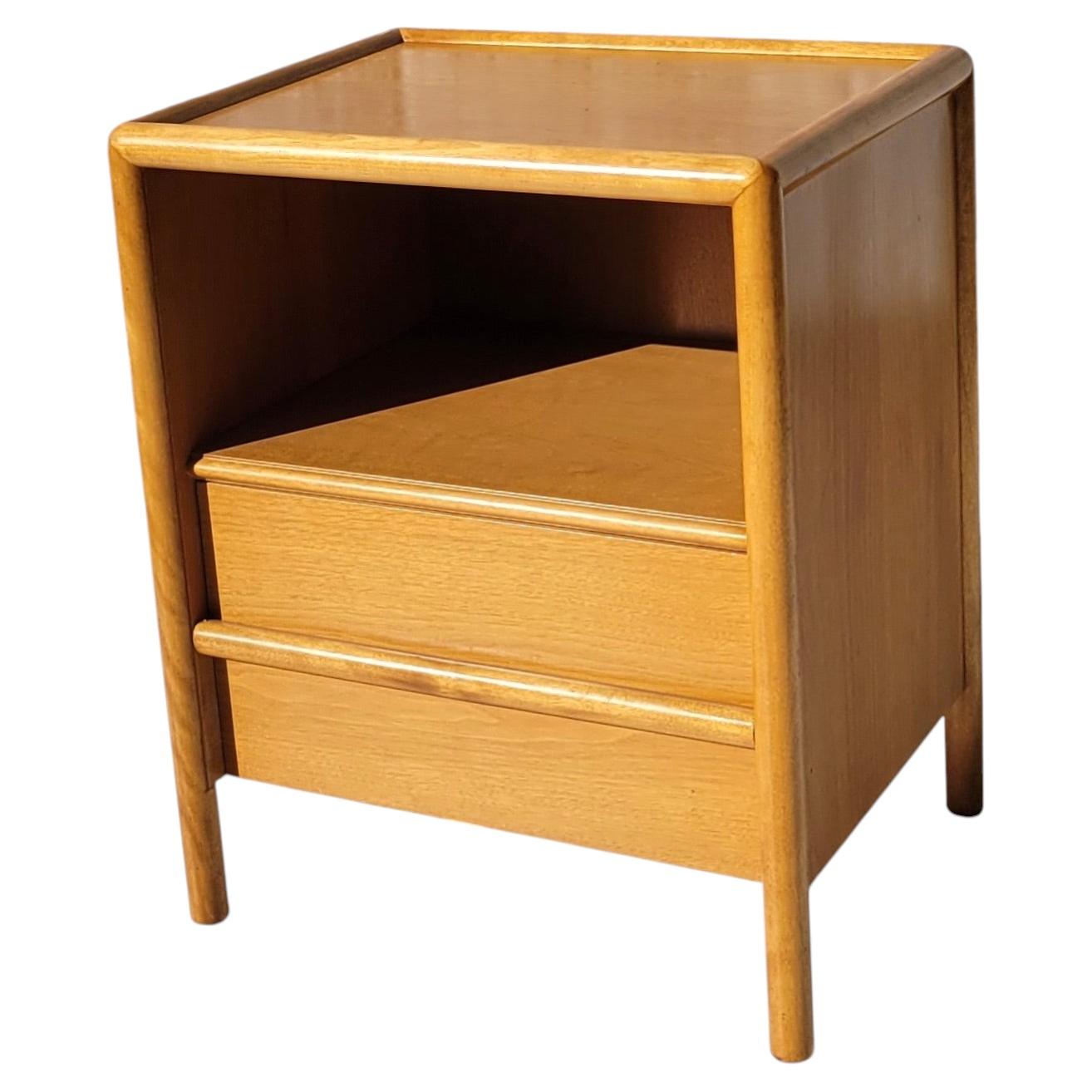 T.H. Robsjohn-Gibbings for Widdicomb Single Drawer Night Stand