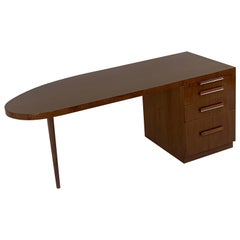 T.H. Robsjohn Gibbings for Widdicomb Sleek and Modern Sculptural Desk