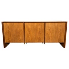 T.H. Robsjohn-Gibbings for Widdicomb Three-Bay Sideboard, c 1950, Signed