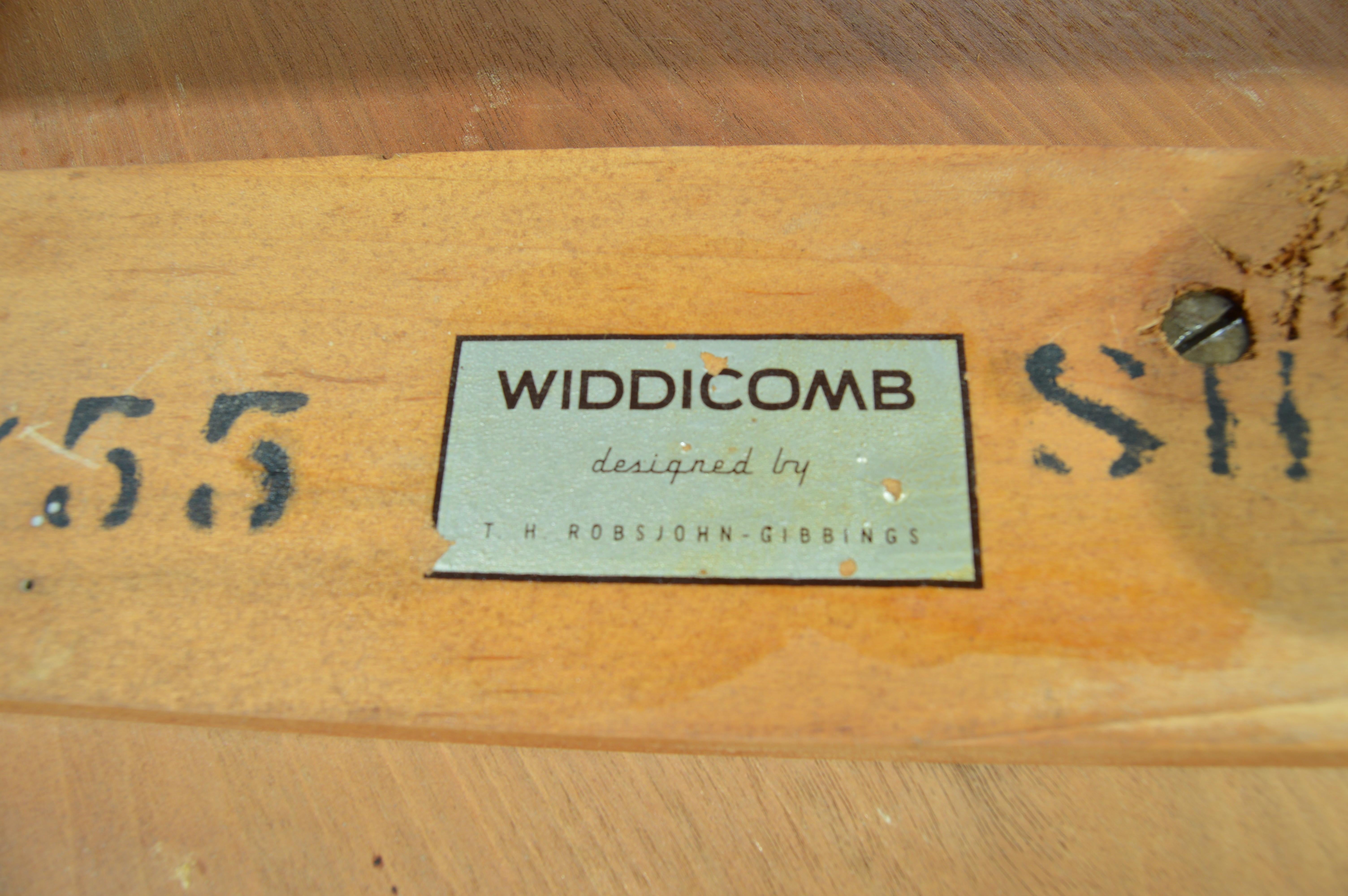 Mid-20th Century T.H. Robsjohn-Gibbings for Widdicomb Triangular Cocktail Table