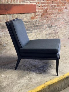 T.H. Robsjohn-Gibbings for Widdicomb Upholstered Slipper Chair