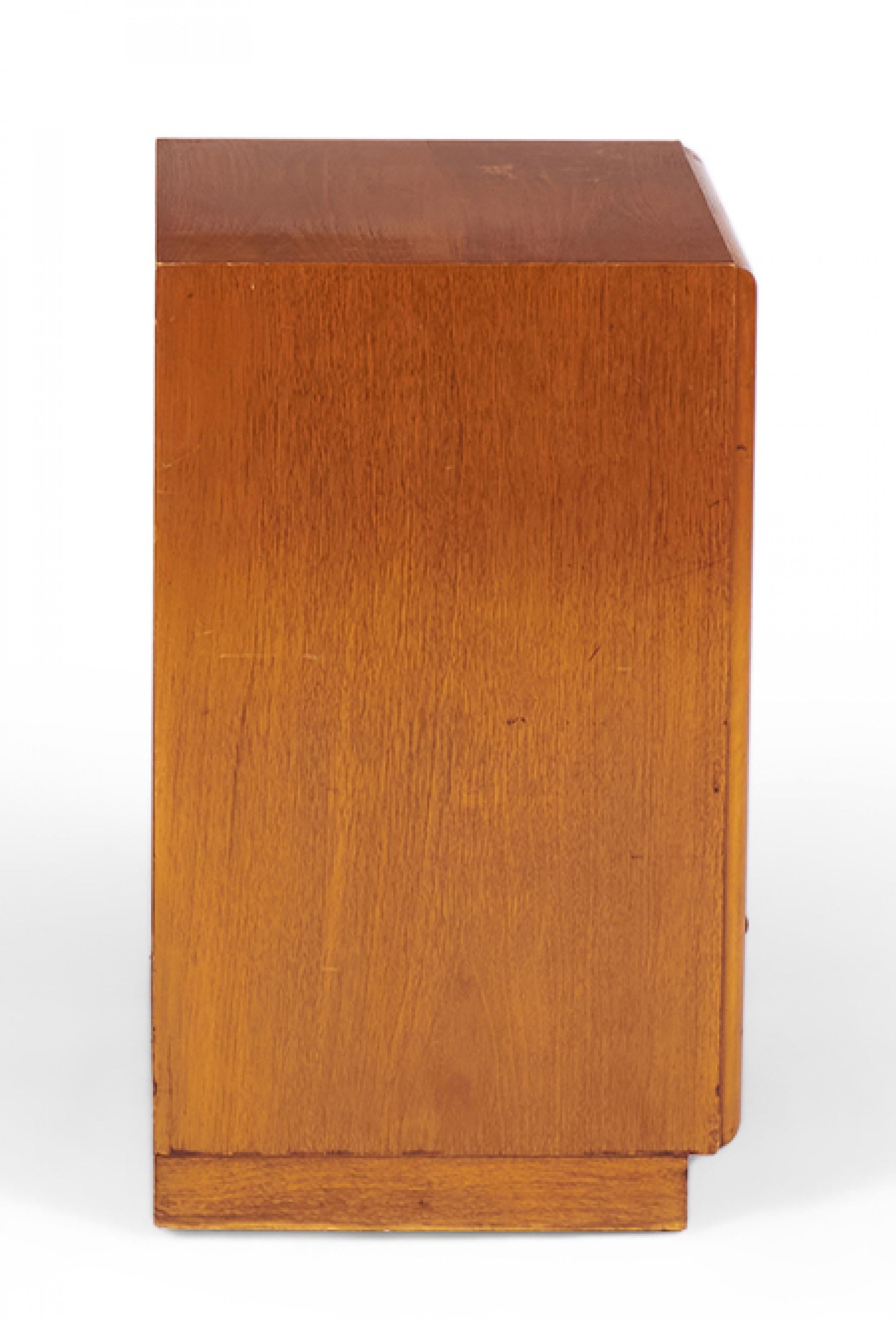 Wood T.H. Robsjohn-Gibbings for Widdicomb Walnut Lower Drawer Nightstand  / Cabinet For Sale