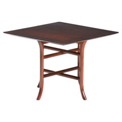 T.H. Tresteaux croisés carrés en noyer Robsjohn-Gibbings pour Widdicomb