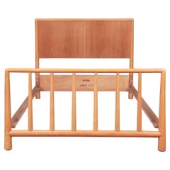 T.H. Robsjohn-Gibbings for Widdicomb Walnut Twin Size Bed, 1950
