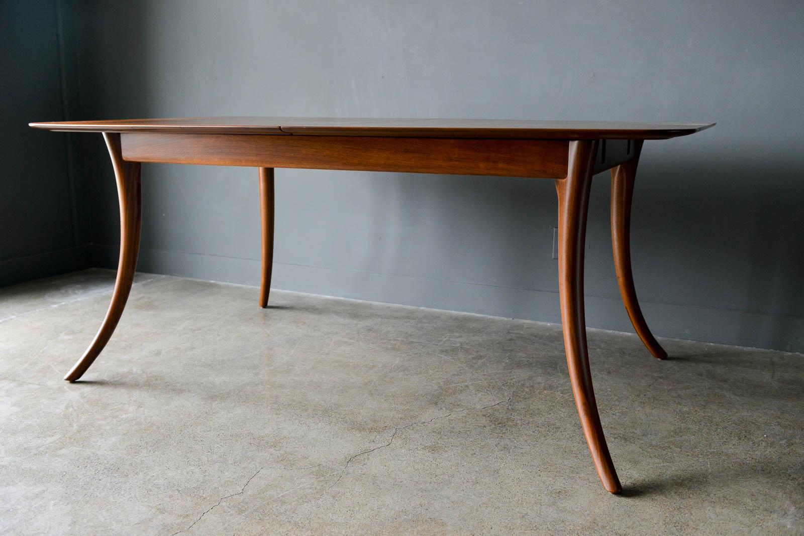 American T.H. Robsjohn-Gibbings Klismos Dining Table, Model 4301, ca. 1955