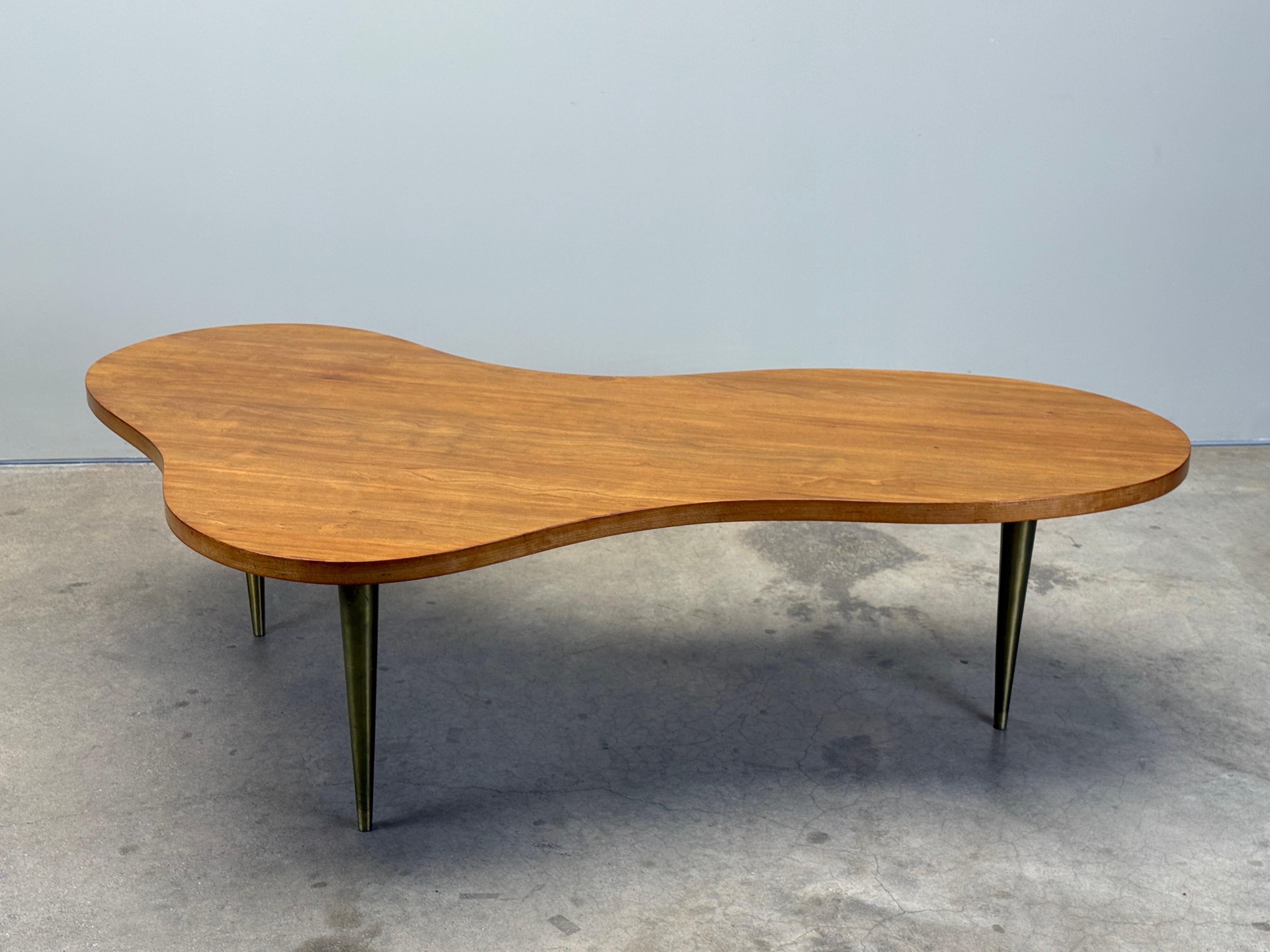 T.H. Robsjohn-Gibbings Large FreeForm Coffee Table for Widdicomb For Sale 11