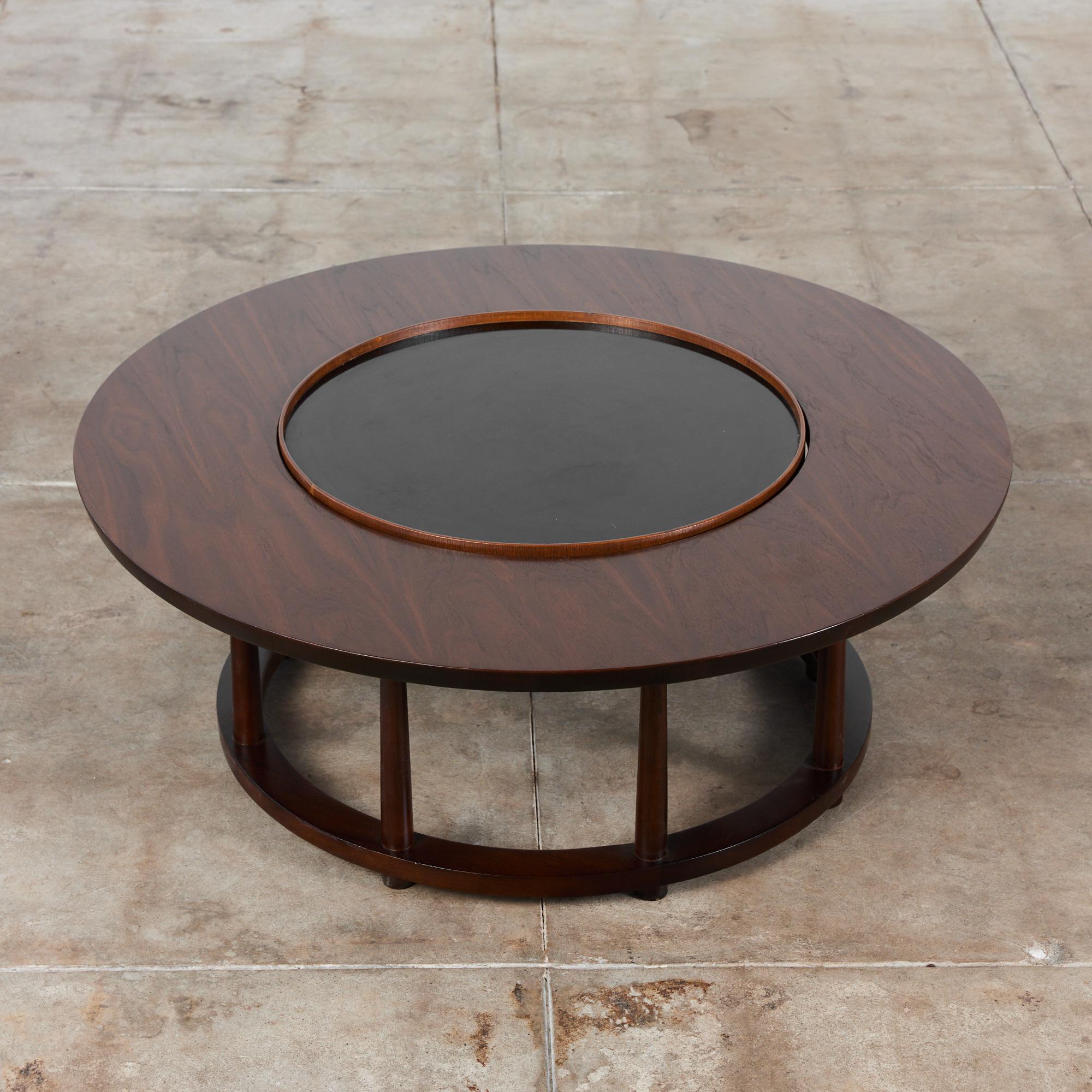 Mid-20th Century T.H. Robsjohn Gibbings Lazy Susan Coffee Table for Widdicomb