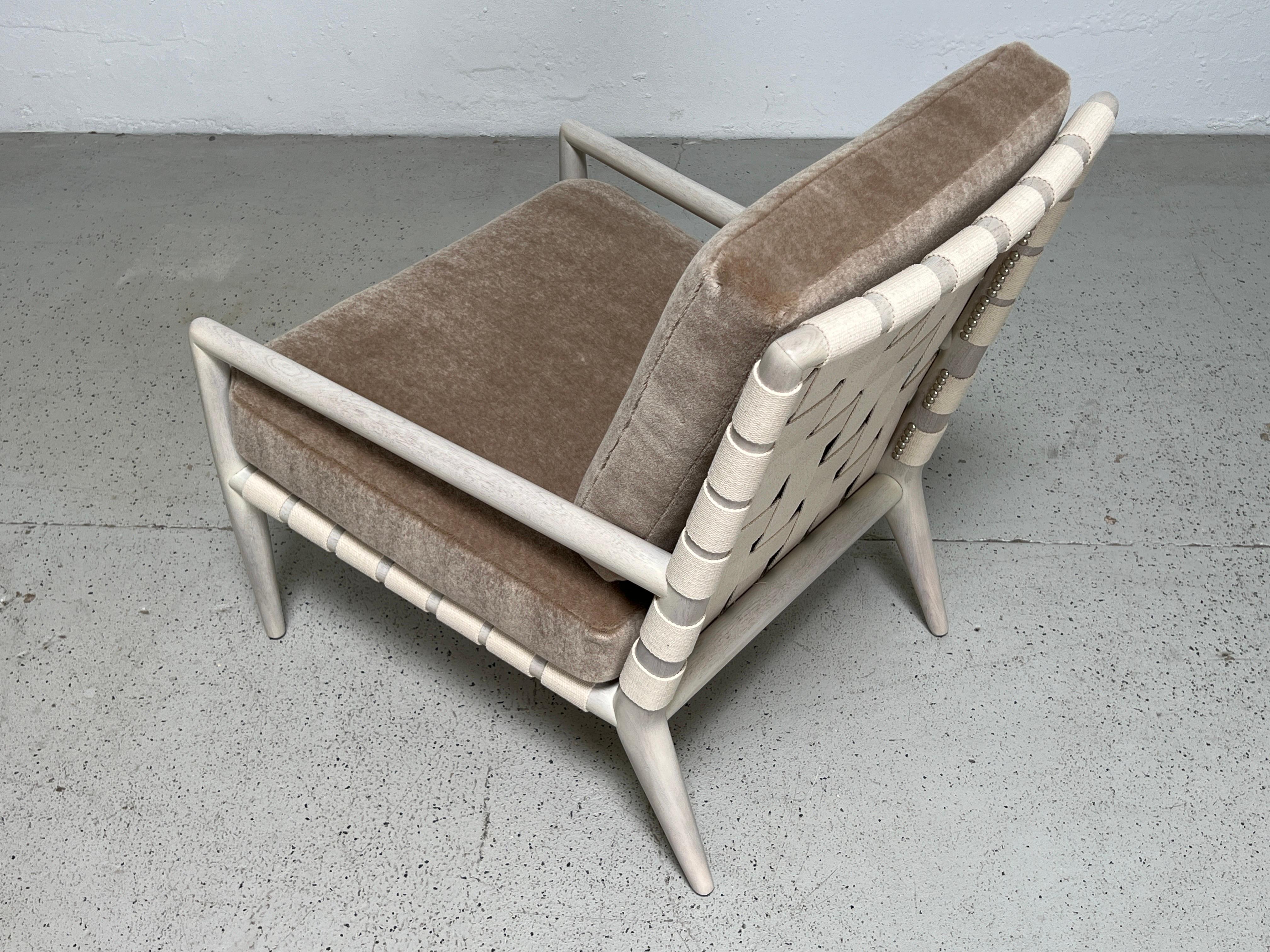 T.H. Robsjohn-Gibbings Lounge Chair and Ottoman  9