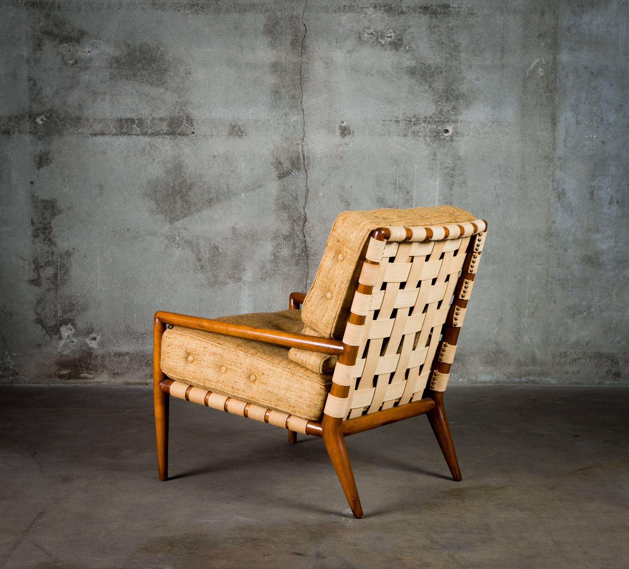 T.H. Robsjohn-Gibbings lounge chair  In Good Condition In Los Angeles, CA