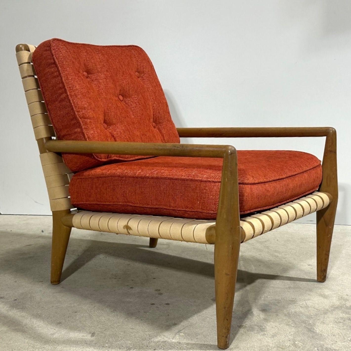 T.H. Chaise longue Robsjohn Gibbings, modèle 1720, 1950 en vente 4