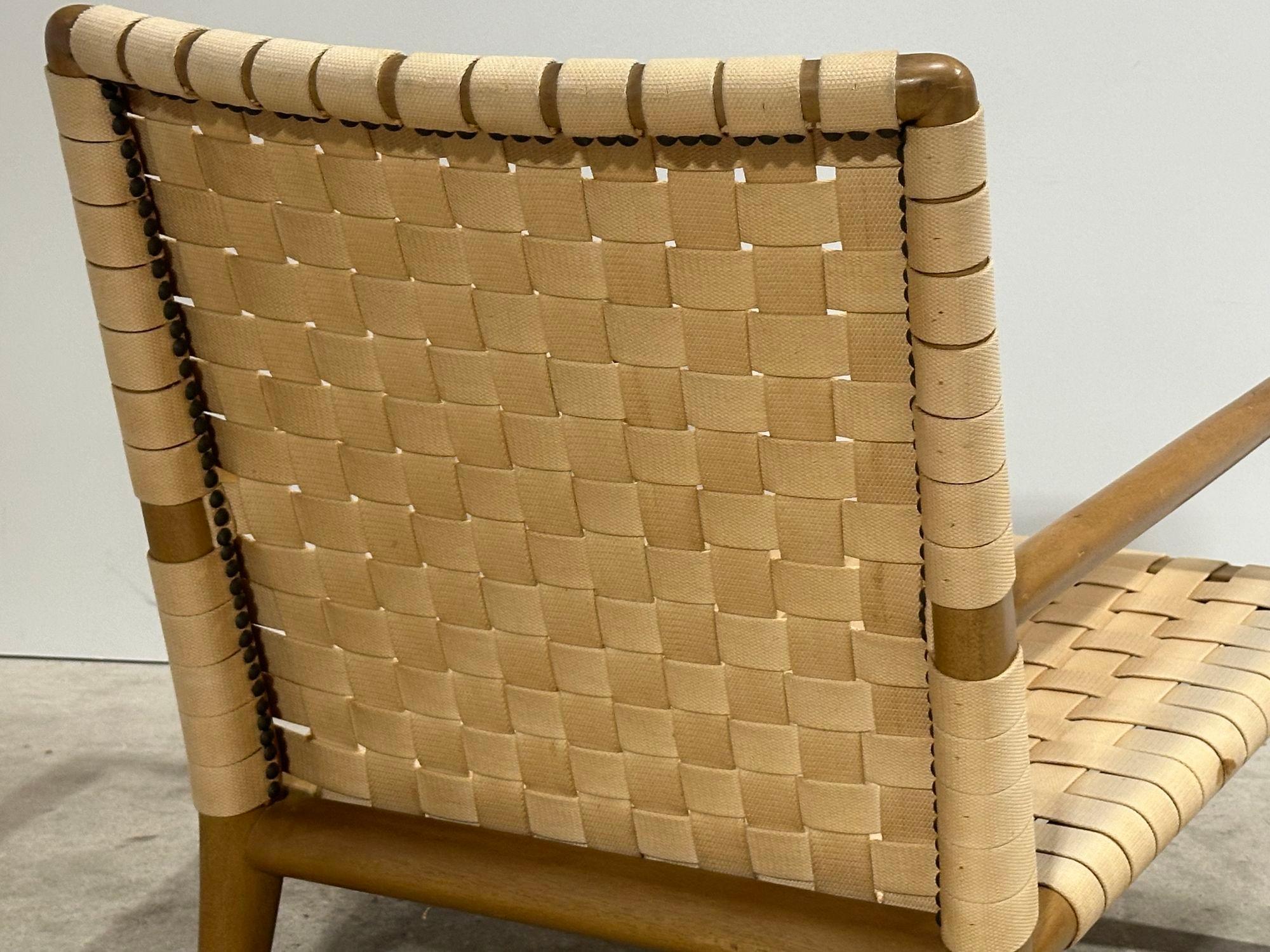 Milieu du XXe siècle T.H. Chaise longue Robsjohn Gibbings, modèle 1720, 1950 en vente